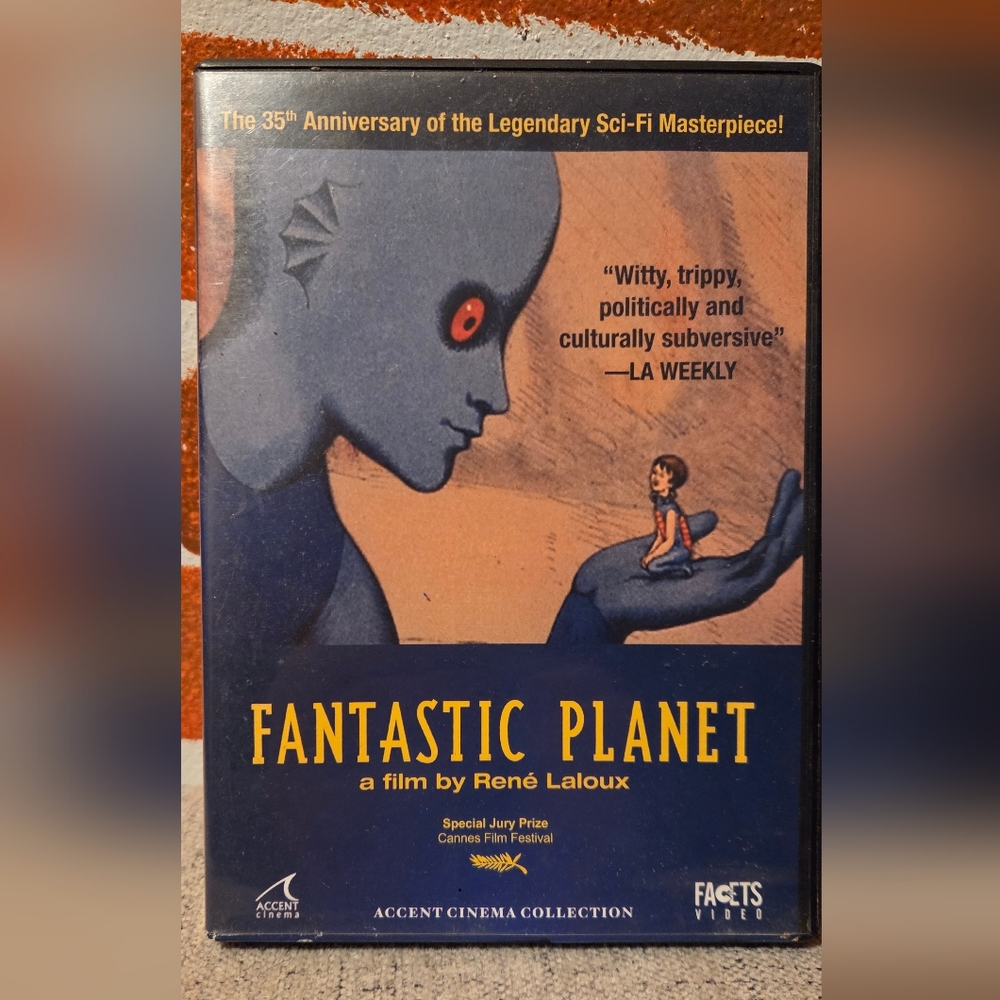 🪐 RARE 35th Anniversary Edition Of Fantastic Planet DVD 🪐